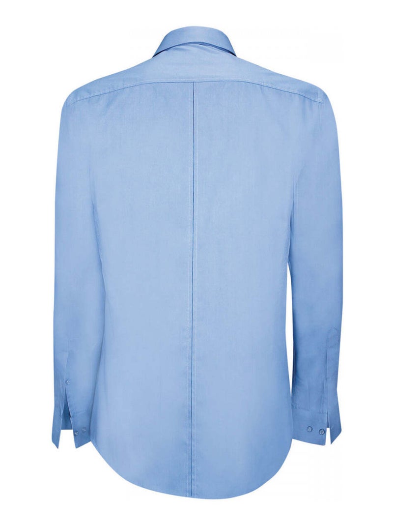 Chemise homme double fil 120,2 coupe cintrée CARNABY Andrew Mac Allister Bleu ciel , 43 Bleu - Kiabi