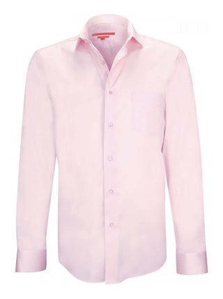 Chemise homme double fil 120,2 coupe cintrée CARNABY Andrew Mac Allister Rose , 39