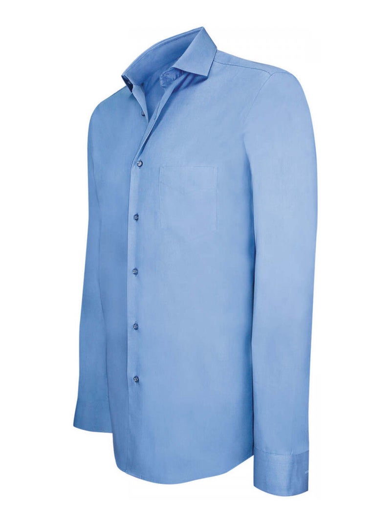 Chemise homme double fil 120,2 coupe cintrée CARNABY Andrew Mac Allister Rose clair , 39 Rose clair - Kiabi