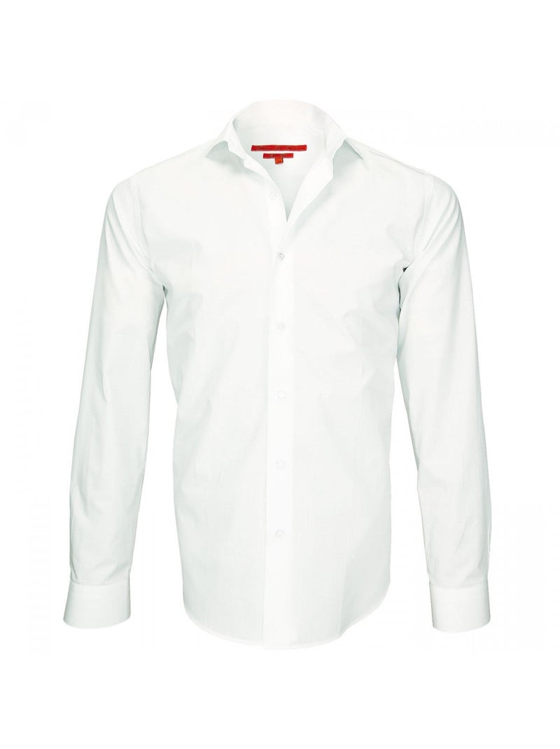 Chemise homme double fil 120,2 coupe cintrée LUXURY Andrew Mac Allister Bleu , 38 Bleu - Kiabi