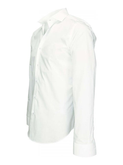 Chemise homme double fil 120,2 coupe cintrée LUXURY Andrew Mac Allister Bleu , 38 - Kiabi