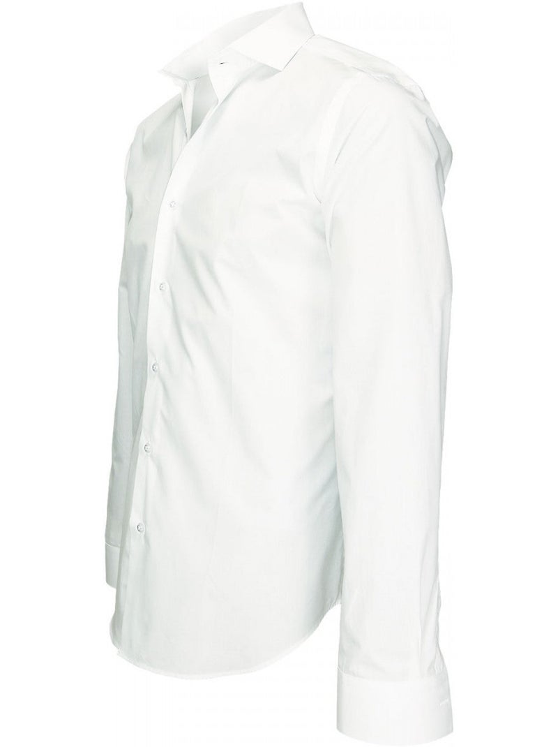 Chemise homme double fil 120,2 coupe cintrée LUXURY Andrew Mac Allister Bleu , 43 Bleu - Kiabi
