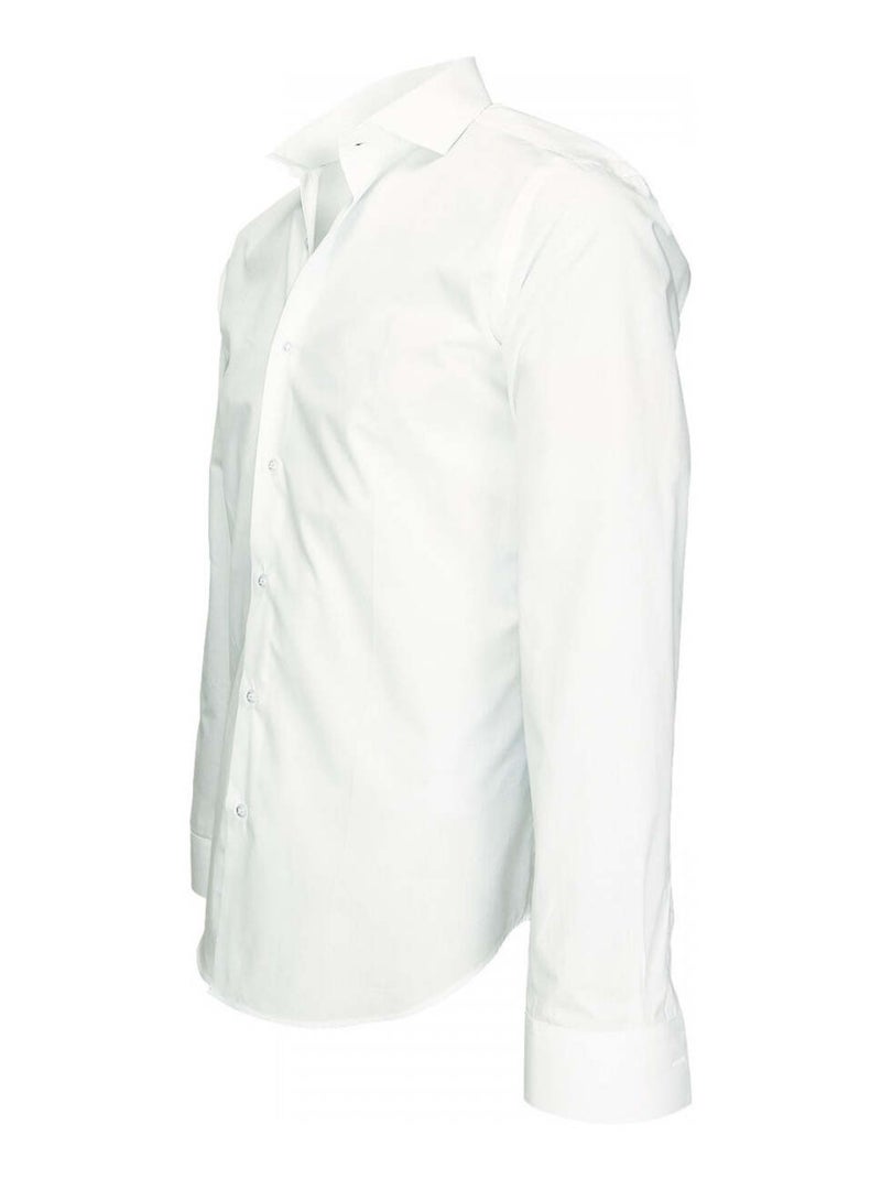 Chemise homme double fil 120,2 coupe cintrée LUXURY Andrew Mac Allister Bleu , 45 Bleu - Kiabi