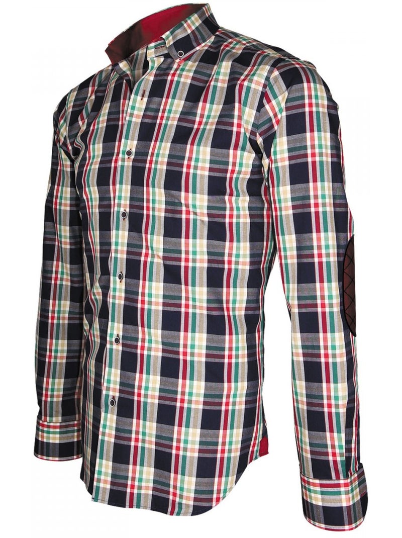Chemise homme écossais coupe cintrée WEEK-END Andrew Mac Allister Bleu - Kiabi