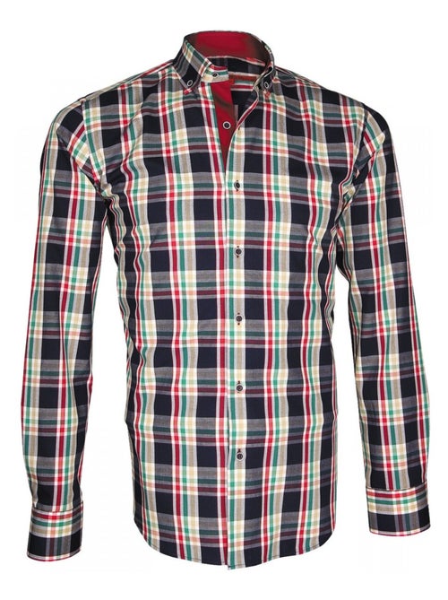 Chemise homme écossais coupe cintrée WEEK-END Andrew Mac Allister Vert , 40 - Kiabi