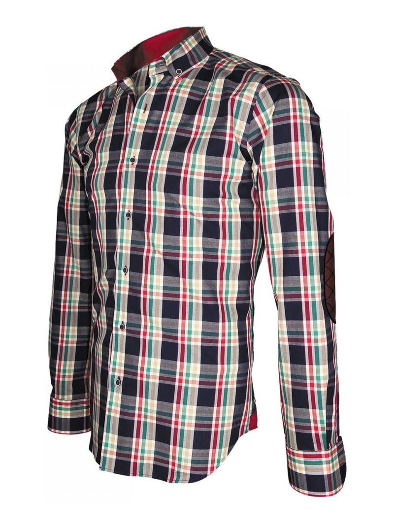 Chemise homme écossais coupe cintrée WEEK-END Andrew Mac Allister Vert , 40 Vert - Kiabi