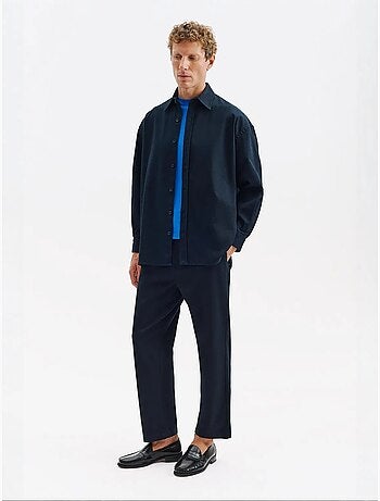 Chemise homme en coton et élasthanne giesto