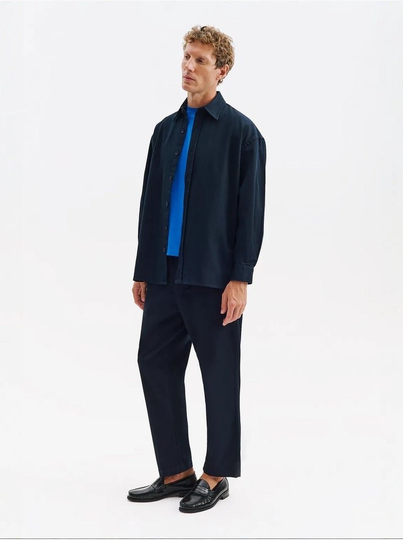 Chemise homme en coton et élasthanne giesto Noir - Kiabi