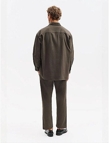Chemise homme en coton et élasthanne giesto