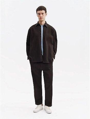 Chemise homme en coton et lycra giesto