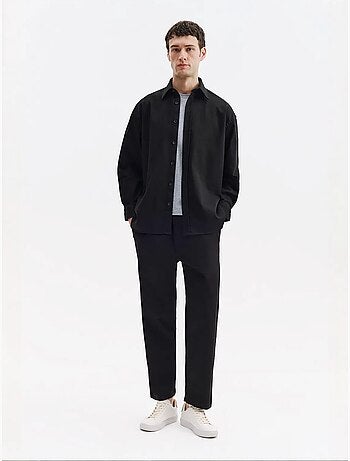 Chemise homme en coton et lycra giesto