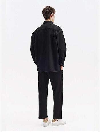 Chemise homme en coton et lycra giesto