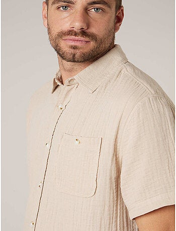 Chemise homme en gaze de coton 'Deeluxe'