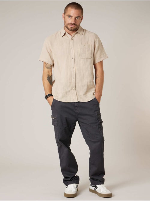 Chemise homme en gaze de coton 'Deeluxe' - Kiabi