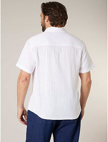 Chemise homme en gaze de coton 'Deeluxe'