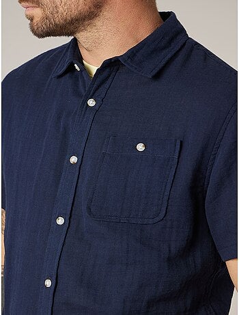 Chemise homme en gaze de coton 'Deeluxe'