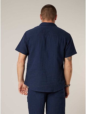 Chemise homme en gaze de coton 'Deeluxe'