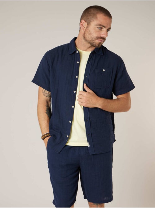 Chemise homme en gaze de coton 'Deeluxe' - Kiabi