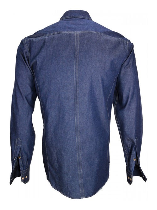 Chemise homme en jeans coupe cintrée DENIM Emporio balzani - Kiabi Chemise homme en jeans coupe cintrée DENIM Emporio balzani - Kiabi