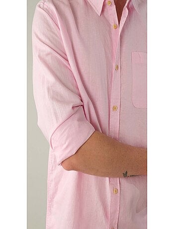 Chemise homme en lin 'Deeluxe'