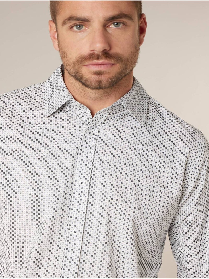 Chemise homme en modal 'Deeluxe' Bleu marine - Kiabi