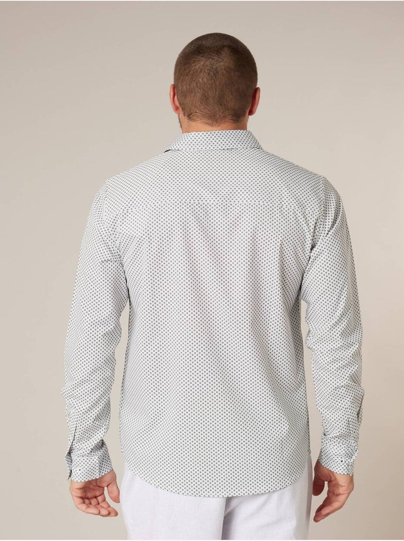 Chemise homme en modal 'Deeluxe' Bleu marine - Kiabi