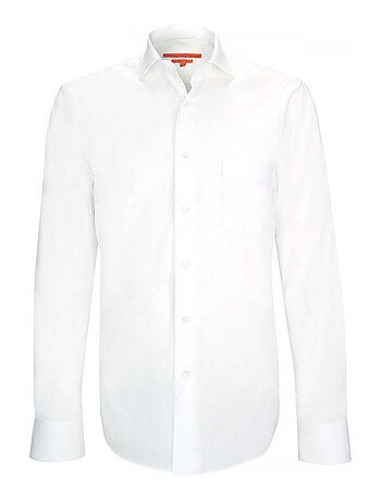 Chemise homme en popeline coupe cintrée COVENTRY Andrew Mac Allister Blanc , 40