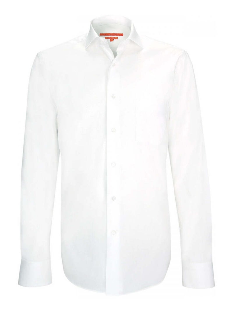 Chemise homme en popeline coupe cintrée COVENTRY Andrew Mac Allister Bleu marine , 40 Bleu marine - Kiabi