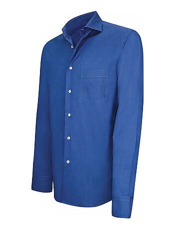 Chemise homme en popeline coupe cintrée COVENTRY Andrew Mac Allister Blanc , 40