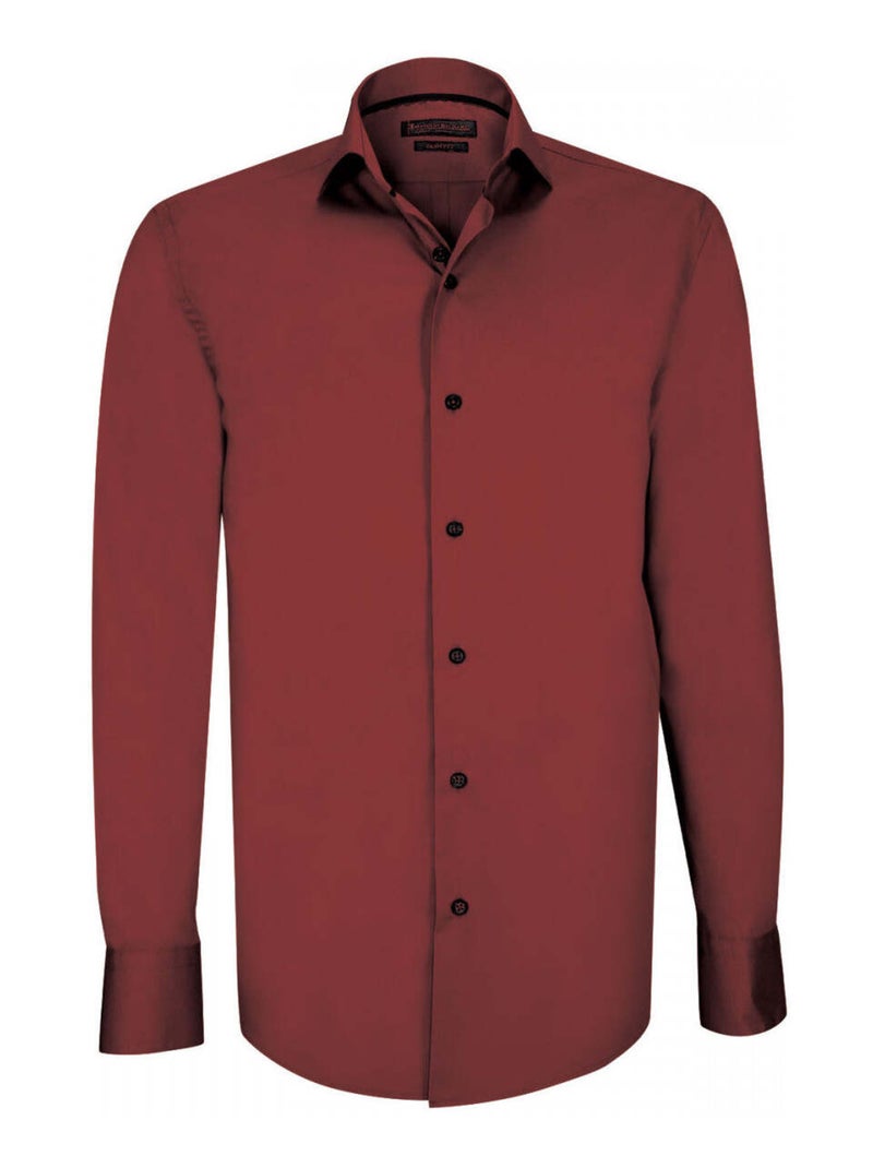 Chemise homme en popeline coupe cintrée GIACOMO Emporio balzani Beige , 42 Beige - Kiabi