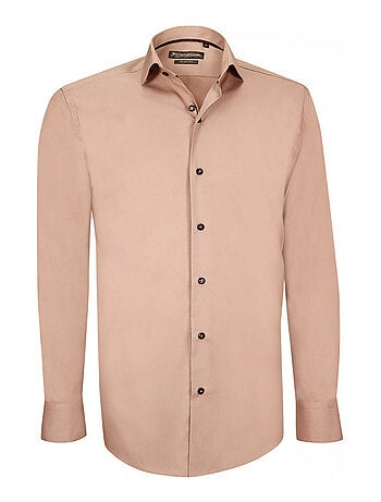 Chemise homme en popeline coupe cintrée GIACOMO Emporio balzani Bleu , 38