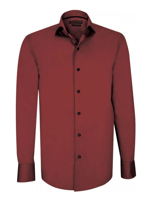 Chemise homme en popeline coupe cintrée GIACOMO Emporio balzani Gris , 38 - Kiabi