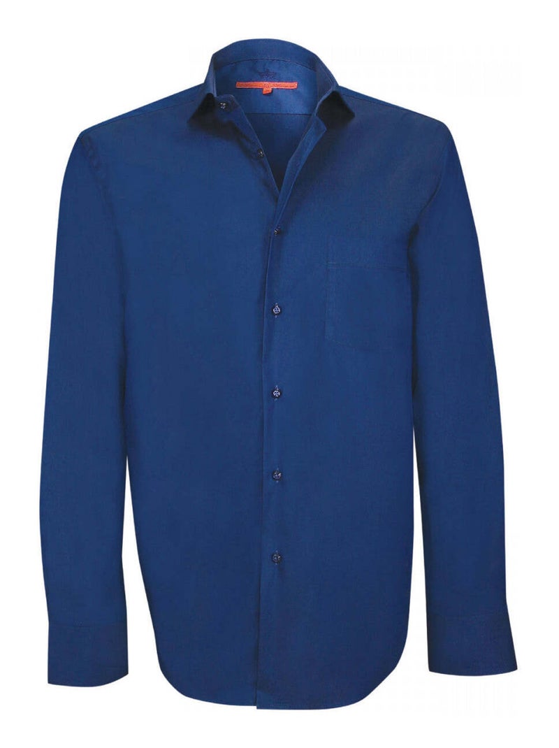 Chemise homme en popeline coupe droite BRISTOL Andrew Mac Allister Beige - Kiabi