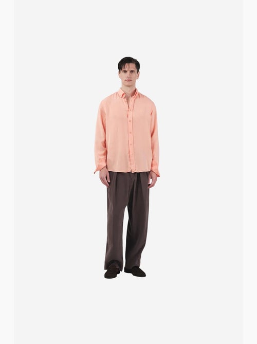 Chemise homme en tencel crêpé à boutons giesto - Kiabi Chemise homme en tencel crêpé à boutons giesto - Kiabi