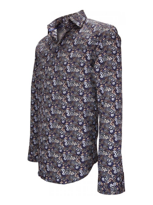 Chemise homme fantaisie coupe cintrée TOTTENHAM Andrew Mac Allister Beige , 45 - Kiabi