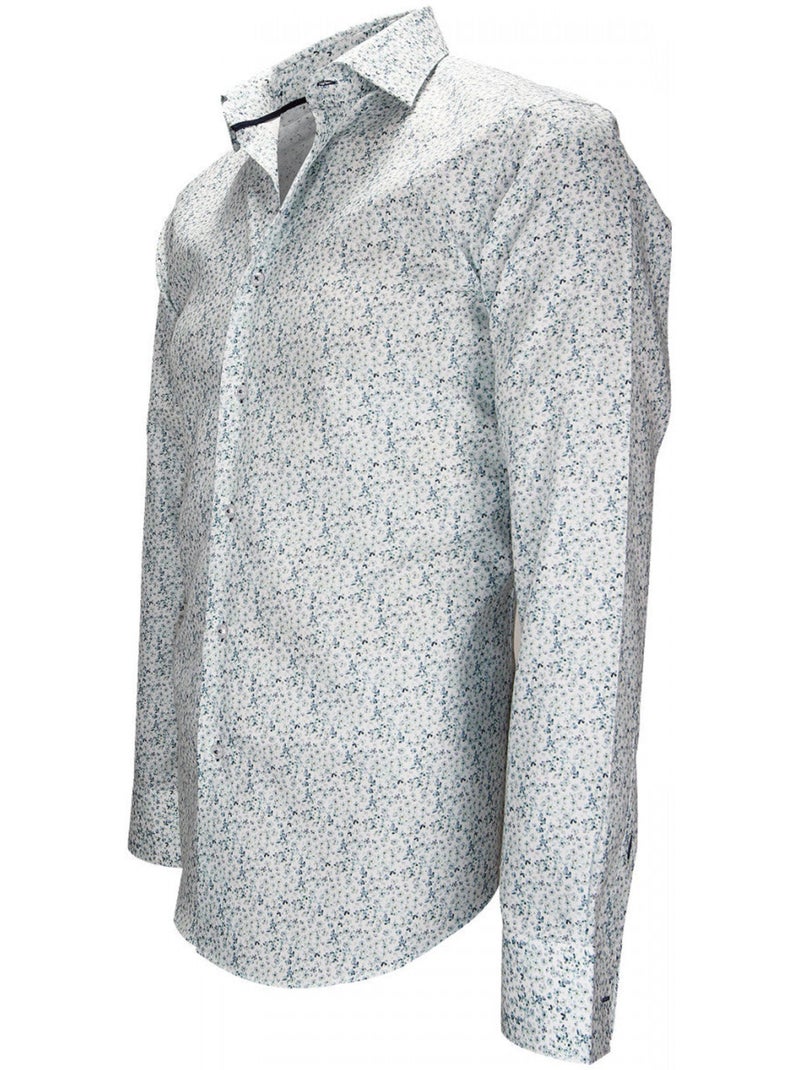 Chemise homme fantaisie coupe cintrée TOTTENHAM Andrew Mac Allister Bleu , 42 Bleu - Kiabi