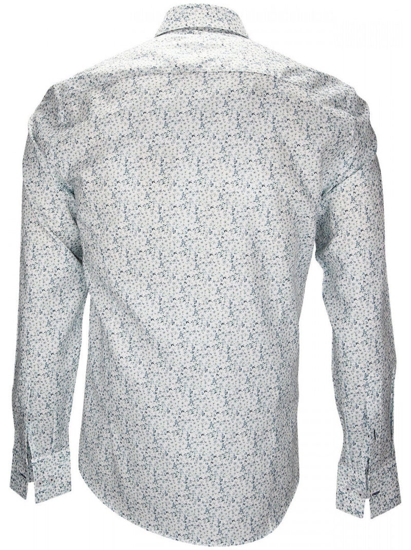 Chemise homme fantaisie coupe cintrée TOTTENHAM Andrew Mac Allister Bleu - Kiabi