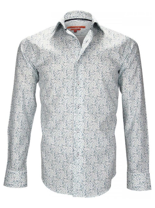 Chemise homme fantaisie coupe cintrée TOTTENHAM Andrew Mac Allister Vert , 38 - Kiabi