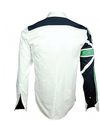 Chemise homme fashion coupe cintrée BRITANICA Andrew Mac Allister Rouge , 39