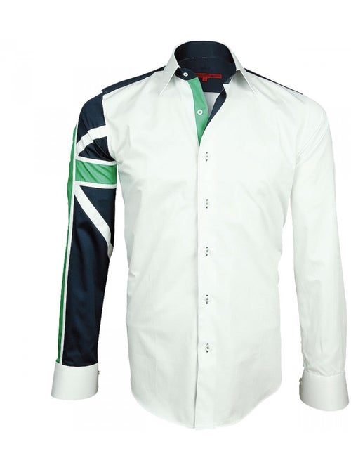 Chemise homme fashion coupe cintrée BRITANICA Andrew Mac Allister - Kiabi