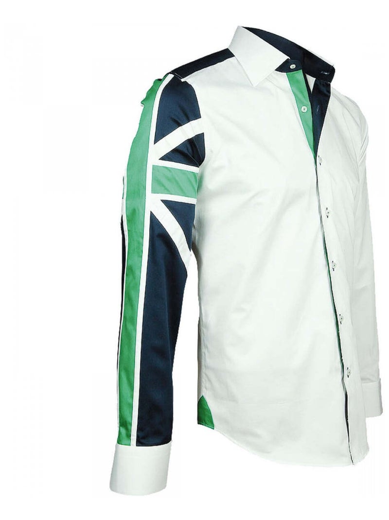 Chemise homme fashion coupe cintrée BRITANICA Andrew Mac Allister Rouge - Kiabi