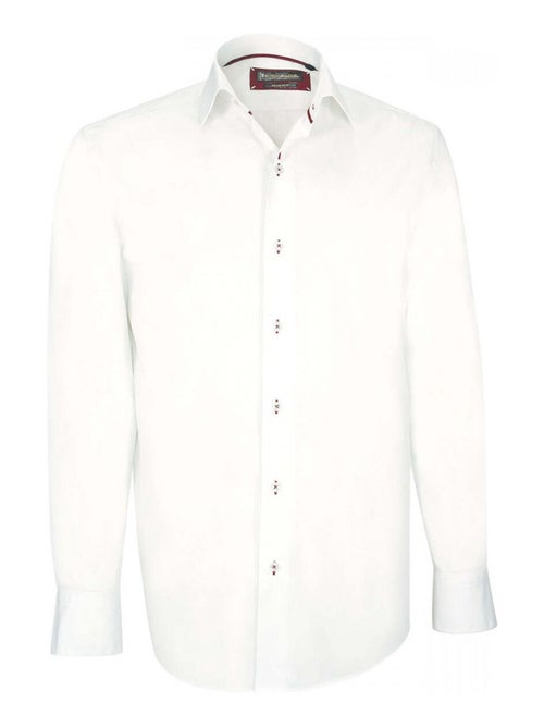 Chemise homme fashion coupe cintrée LORIS Emporio balzani Blanc , 43 - Kiabi