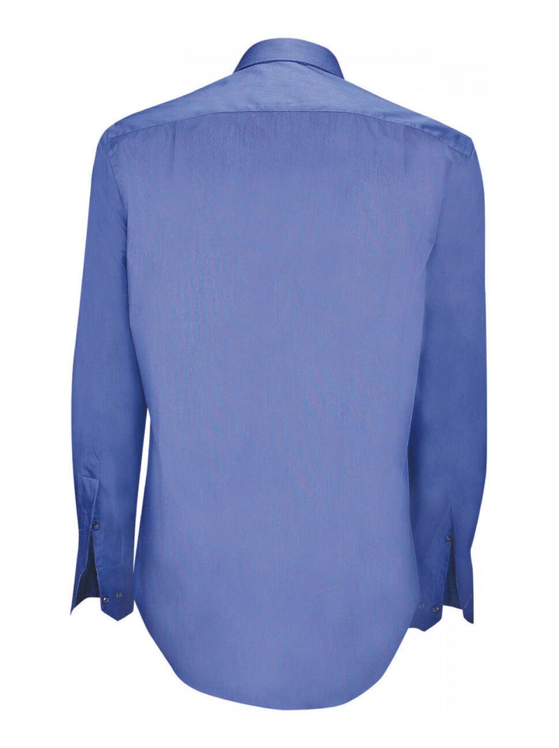 Chemise homme fil à fil coupe droite FILOTRINO Emporio balzani Bleu - Kiabi