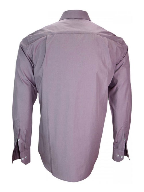 Chemise homme fil à fil coupe droite FIRENZE Emporio balzani Rouge , 39 - Kiabi