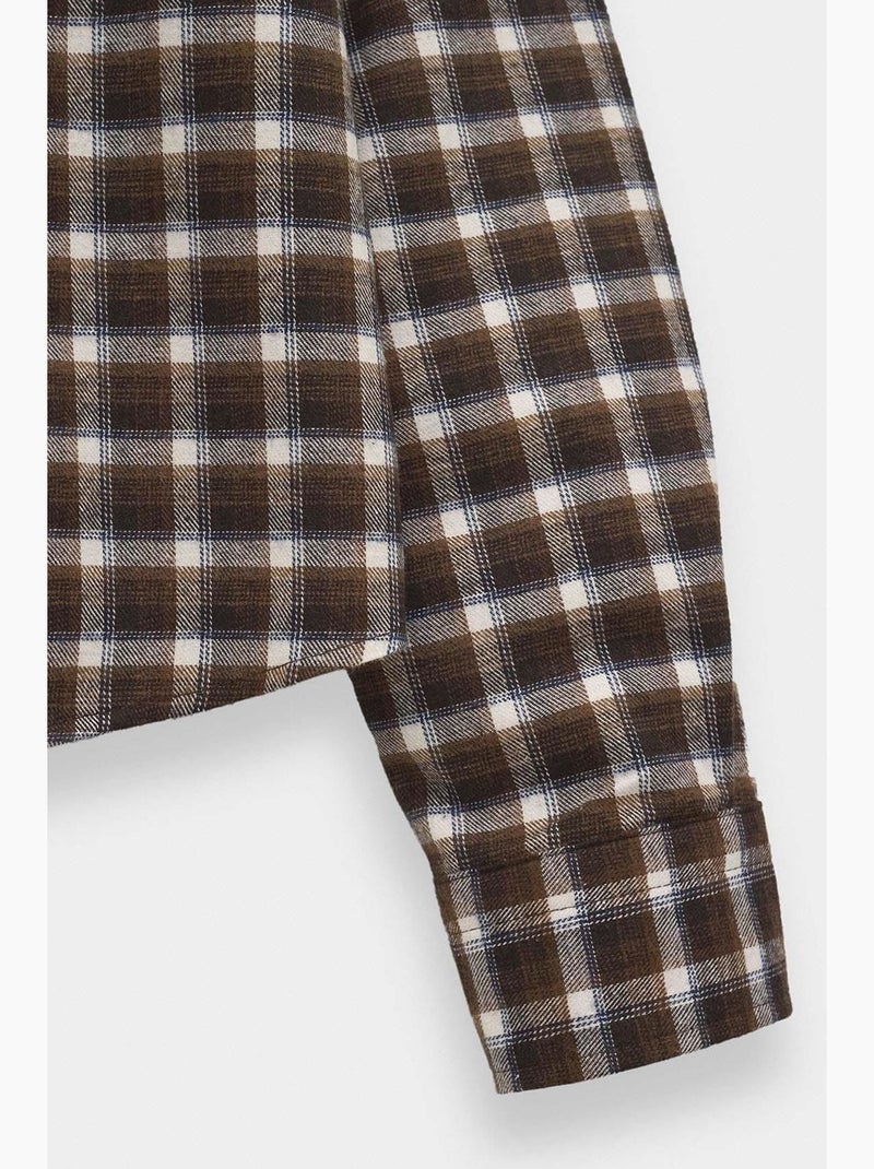 Chemise homme giesto Blanc Marron - Kiabi