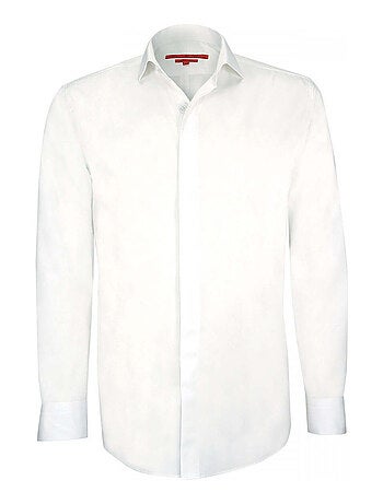 Chemise homme gorge cachée coupe cintrée GORDON Andrew Mac Allister Blanc , Blanc , 41