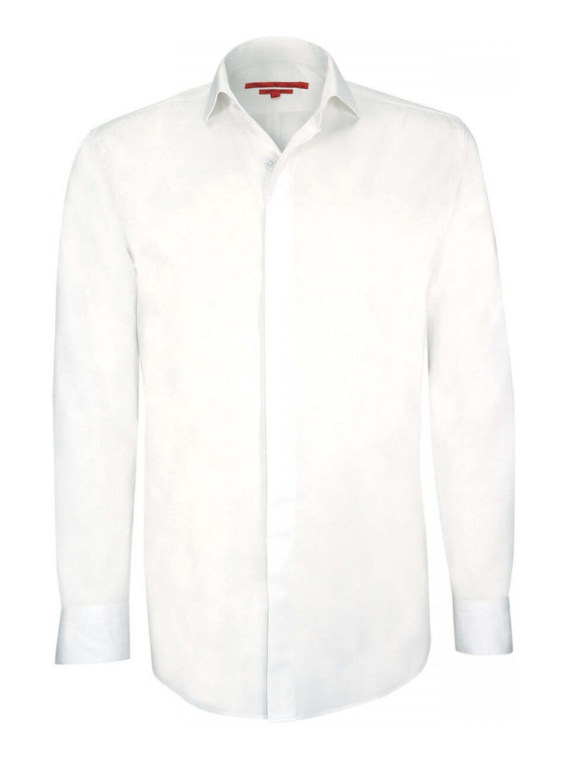 Chemise homme gorge cachée coupe cintrée GORDON Andrew Mac Allister Blanc - Kiabi