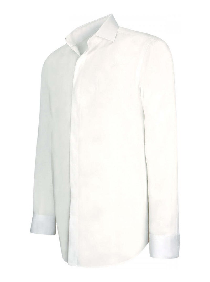 Chemise homme gorge cachée coupe cintrée GORDON Andrew Mac Allister Blanc - Kiabi