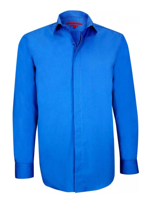 Chemise homme gorge cachée coupe cintrée GORDON Andrew Mac Allister Blanc , Blanc , 41 - Kiabi