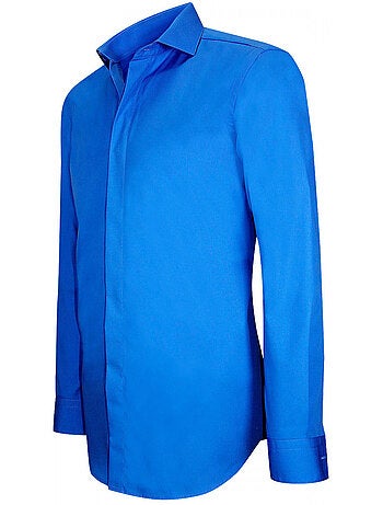Chemise homme gorge cachée coupe cintrée GORDON Andrew Mac Allister Blanc , Blanc , 44